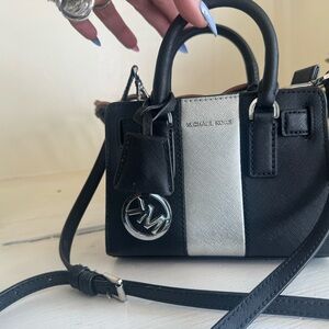 Michael Kors Black and White Mini Bag